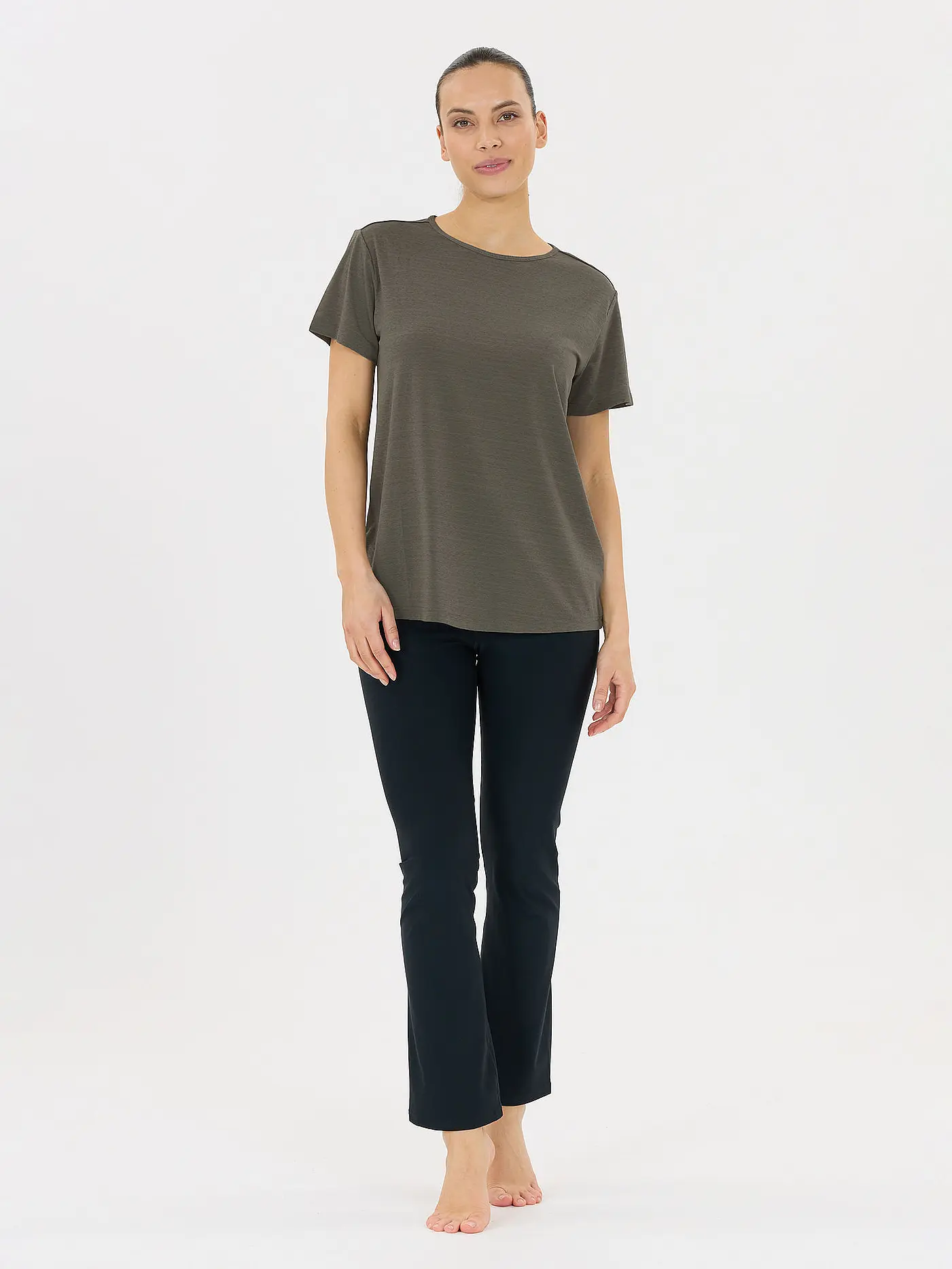 ATHLECIA | Damen Fitnessshirt Lizzy | olive